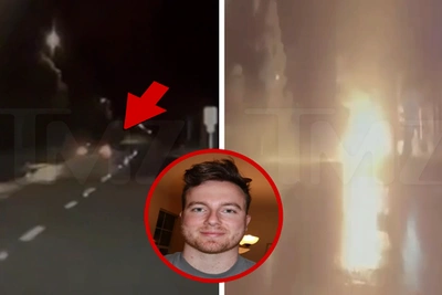 Автоблогер погиб в огненной аварии, попавшей на видео