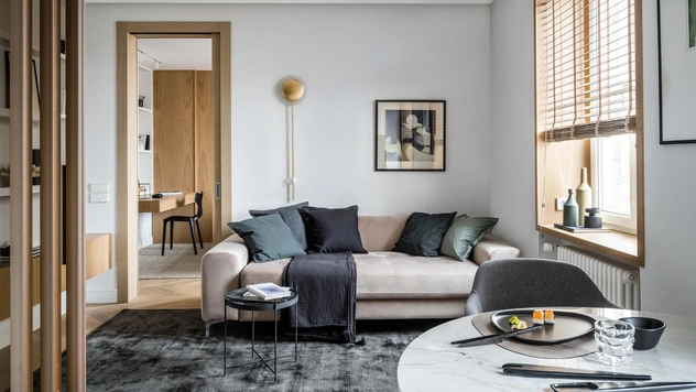 Светлая квартира 50 м² для кондитера в Москве