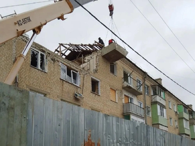 Под Волгоградом восстанавливают дом после ЧП | Источник: читатели V1.RU