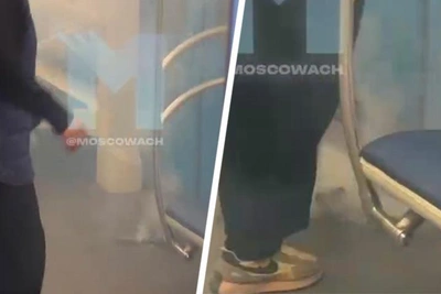 Телефон задымился в вагоне метро Москвы