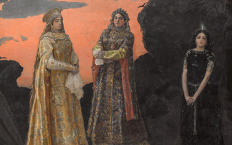 Сказочное богатство: 7 деталей картины Васнецова «Три царевны подземного царства»