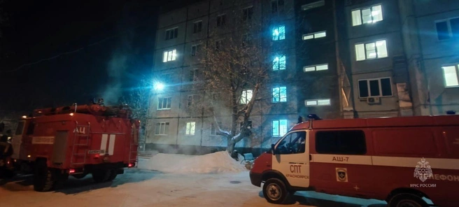 На месте работали 18 единиц техники | Источник: ГУ МЧС России по Красноярскому краю / Telegram