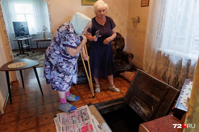 На фото не видно, но воды до краев  | Источник: Ирина Шарова / 72.RU 