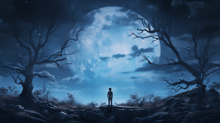 «Однажды при голубой луне»: от чего зависит цвет спутника Земли и что он означает