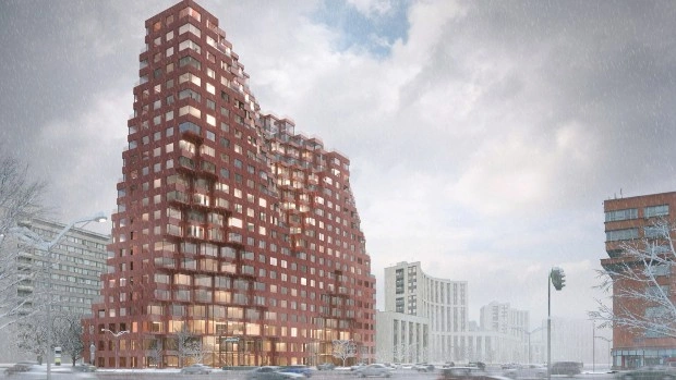 Началось строительство 80-метровой башни RED7 в Москве