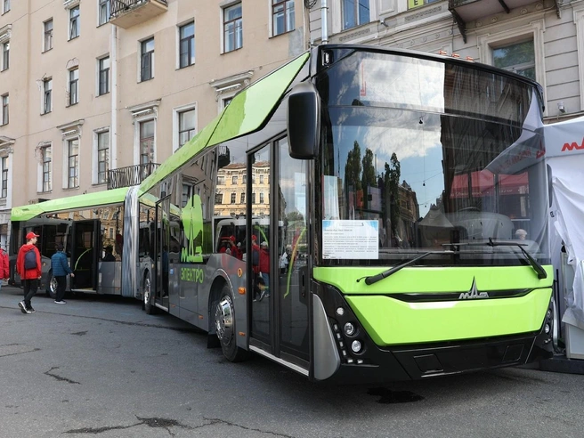 Все комплектующие МАЗ 305Е20&nbsp;созданы в Беларуси и в Петербурге | Источник: Сергей Михайличенко / «Фонтанка.ру»