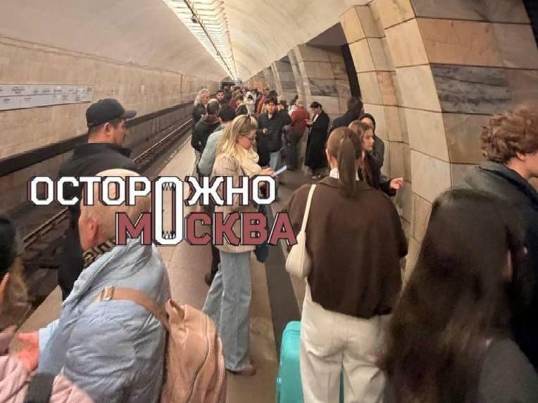 На серой ветке метро Москвы произошел сбой — поезда не едут от «Серпуховской» и «Нагорной»