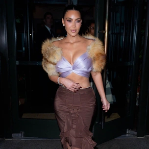 Ким Кардашьян в Нью-Йорке