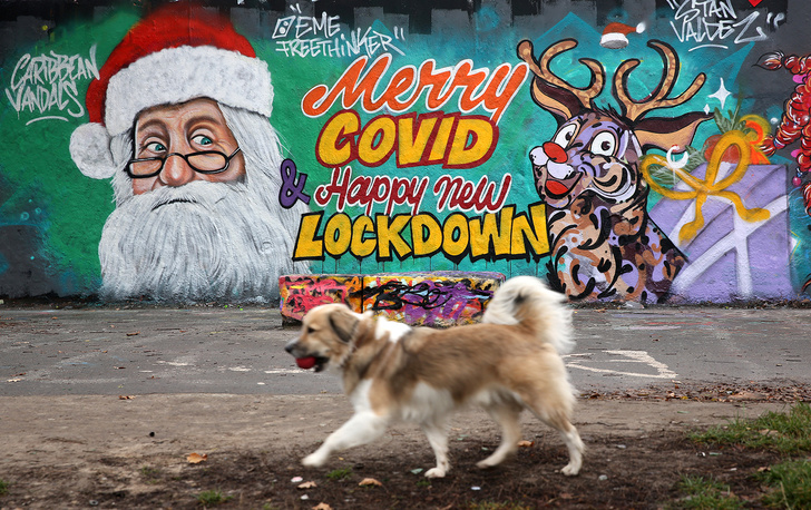 Фото №18 - Лучшие граффити про коронавирус со всего мира