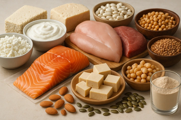 Как набрать белок, если вы не едите яйца: 10 альтернатив | Источник: AI