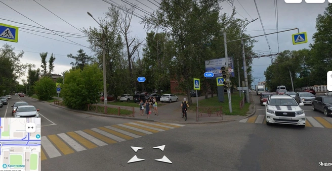 Парковка, на месте которой появится сквер | Источник: «Яндекс Карты»