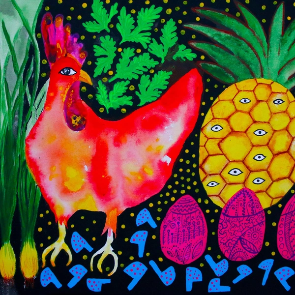 Салат с курицей и ананасом | Источник: Наталья Пронина