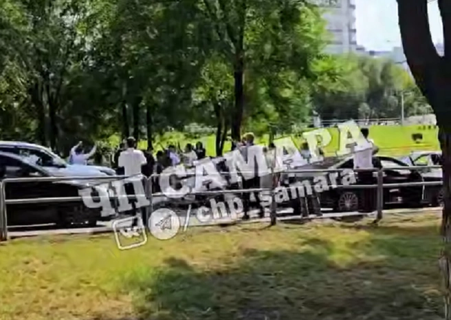 Действо развернулось недалеко от Загородного парка | Источник: ЧП САМАРА / t.me