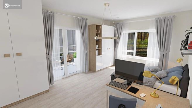 Трехкомнатная квартира 82 м²  | Источник: «Природа»