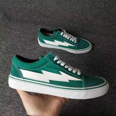 Зеленые кеды в стиле Vans 