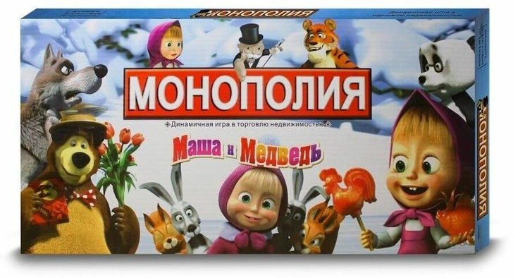 Настольная игра «Монополия. Маша и Медведь»