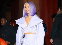 Cardi B в Нью-Йорке, 8 января