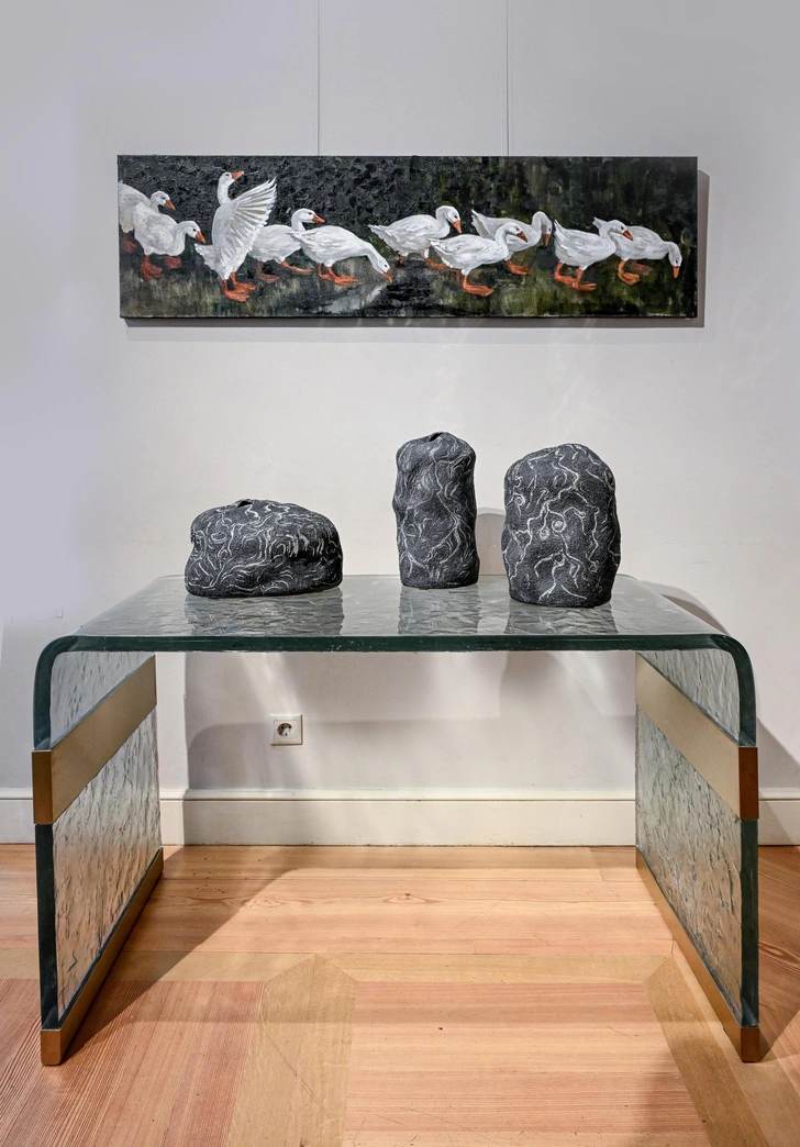 Мария и Павел Ивановы. Стол «Сны Байкала» | Источник: Елена Сячина