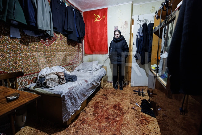 Так выглядит сейчас комната, где жил квартирант | Источник: Алексей Волхонский / V1.RU