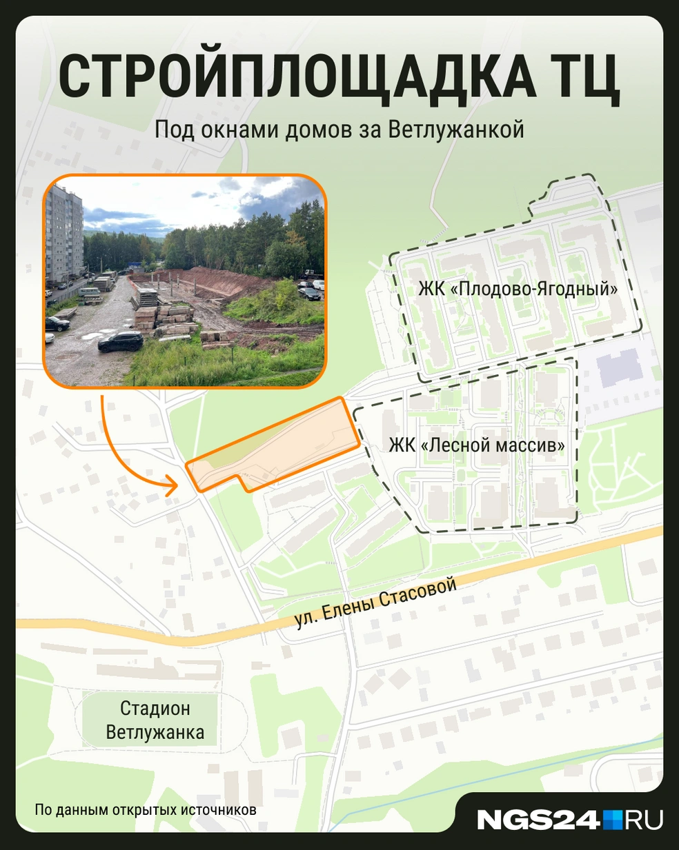 Участок на Стасовой занимает почти гектар | Источник: Мария Романова / Городские порталы
