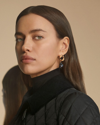 Я и моя тень: Ирина Шейк и ее двойник в лукбуке Burberry