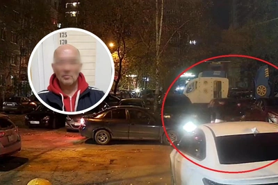 В Тюмени сняли на видео стрельбу у подъезда