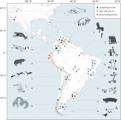 В Колумбии нашли наскальное изображение ленивца Ледникового периода