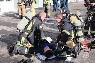 В Благовещенске прошли учения пожарных в гостинице «Зея»