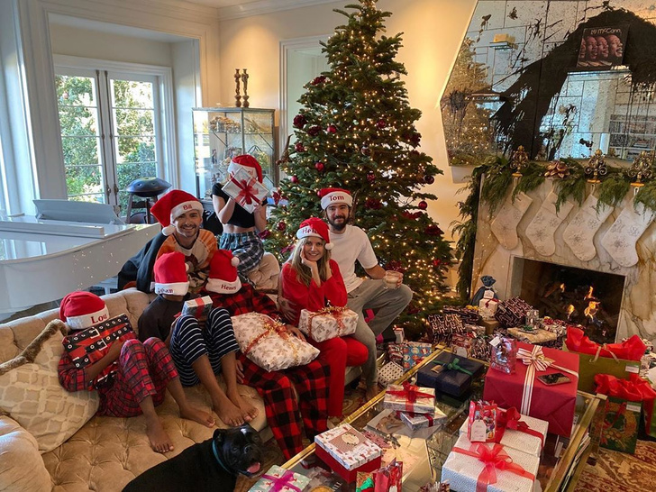 Хайди Клум украшала дом к Рождеству вместе с детьми