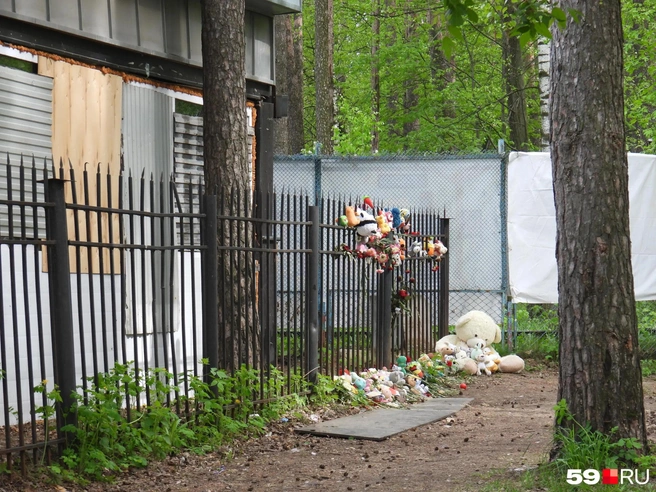 Пермяки устраивали стихийный мемориал на месте, где погибла девушка | Источник: Кирилл Хафизов / 59.RU