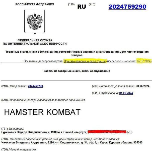 Стало известно, кто создал Hamster Kombat