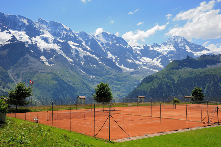 12 самых красивых теннисных кортов мира