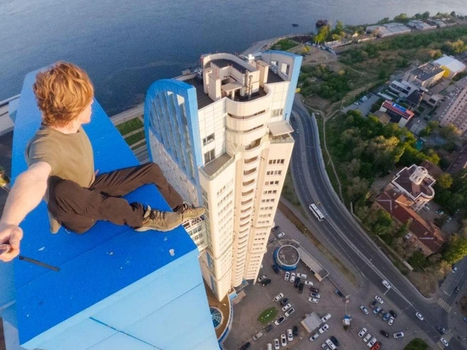 От одного взгляда на фото может вскружиться голова | Источник: Rodion Lorax life / Telegram