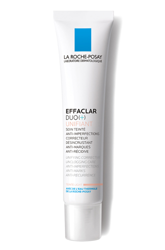 Корректирующий тонирующий крем-гель для проблемной кожи Effaclar DUO(+), La Roche-PosayВосстанавливает баланс микробиома кожи и укрепляет естественный кожный барьер. Имеет мягкое отшелушивающее воздействие, способствующее сокращению следов акне и несовершенств кожи. Формула на основе 100% минеральных пигментов обеспечивает моментальный тонирующий эффект.