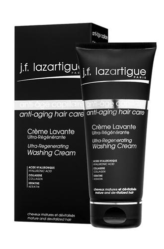 Крем-шампунь ультрарегенерирующий, J. F. Lazartigue. Средство не содержит парабенов и силиконов.