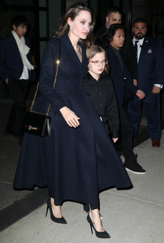 Анджелина Джоли в Нью-Йорке, 25 февраля