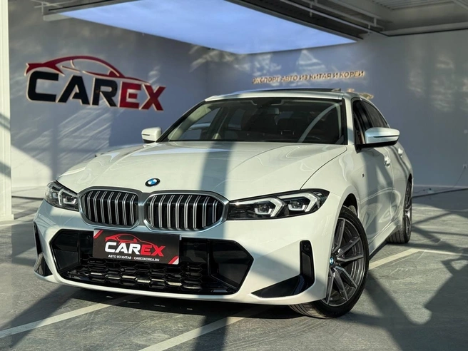 BMW 320Li: 2023 год, задний привод и двухлитровый турбодвигатель мощностью 156&nbsp;л.&nbsp;с., пробег 23&nbsp;000&nbsp;км&nbsp;— цена под ключ от 3&nbsp;230&nbsp;000 рублей | Источник: CarexKorea