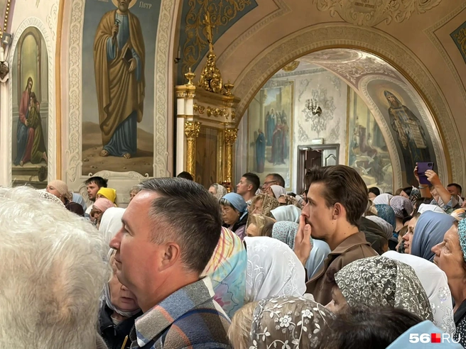 Никольский храм вместил не одну тысячу человек | Источник: Николай Сальников / 56.RU