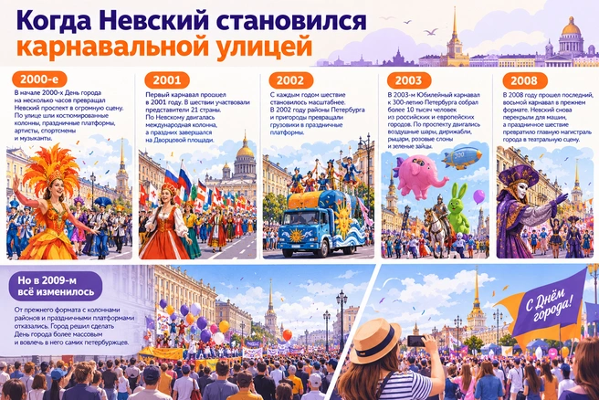 Невский проспект когда-то превращался в совсем другую достопримечательность  | Источник: Кирилл Григошин / «Фонтанка.ру»