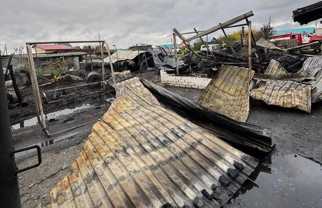 Последствия пожара | Источник: читатель 72.RU