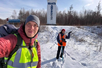 Пешеходы из Москвы покинули Забайкалье