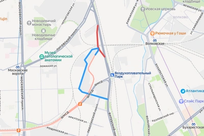 Съезды на Витебском проспекте закроют на ночь