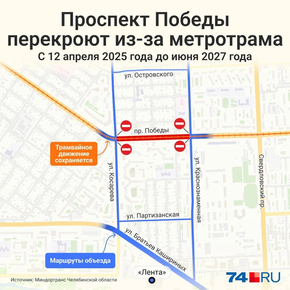 Движение по проспекту закрыли минимум на два года | Источник: Семен Казьмин