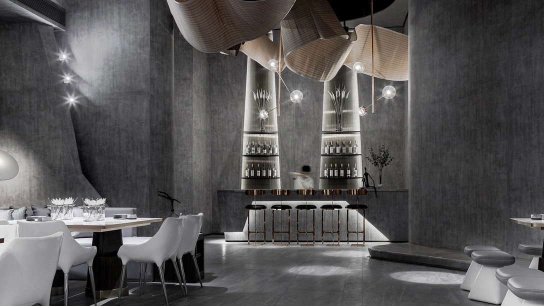 «Парящая» скульптура в баре The Flow of Ecstatic | Источник: Джек Цинь