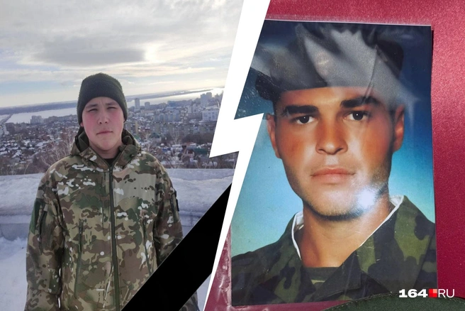 Погибшие на спецоперации местные жители Даниил Филькин и Николай Лунгу соответственно | Источник: Ершовский район | официальный канал / Telegram, Краснокутский район | Администрация / Telegram
