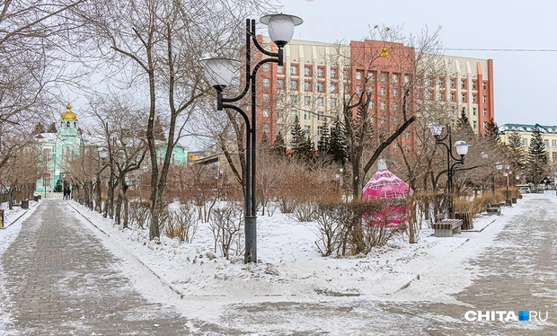 Перекресток улиц Бутина — Чайковского. Спасо-Преображенский и Андреевский Крестовый храмы, 1908–1917 годы | Источник: Олег Федоров / CHITA.RU