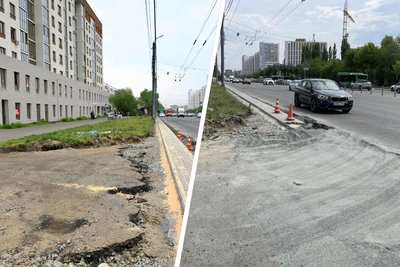 Бордюры у «замурованной» девятиэтажки снесли