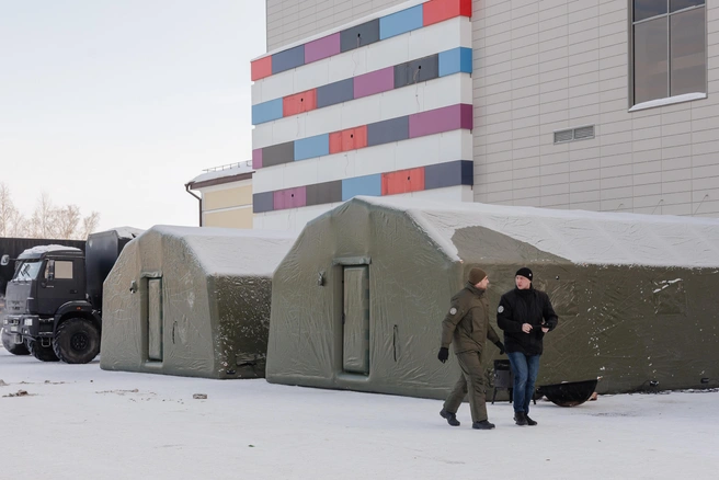 Из соседних городов привезли технику и оборудование | Источник: Валерий Звонарев