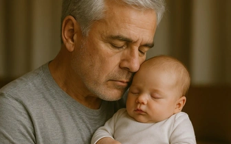 Седина в волосах — не помеха пеленкам? Плюсы и минусы отцовства после 50 лет