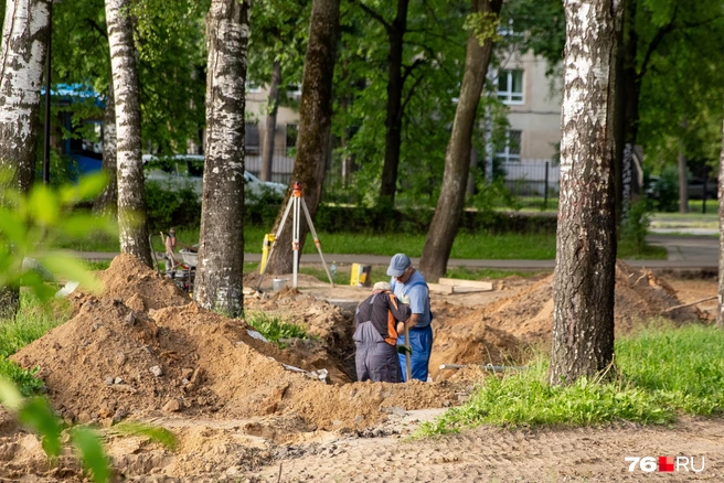 Работы активно идут | Источник: Кирилл Поверинов / 76.RU